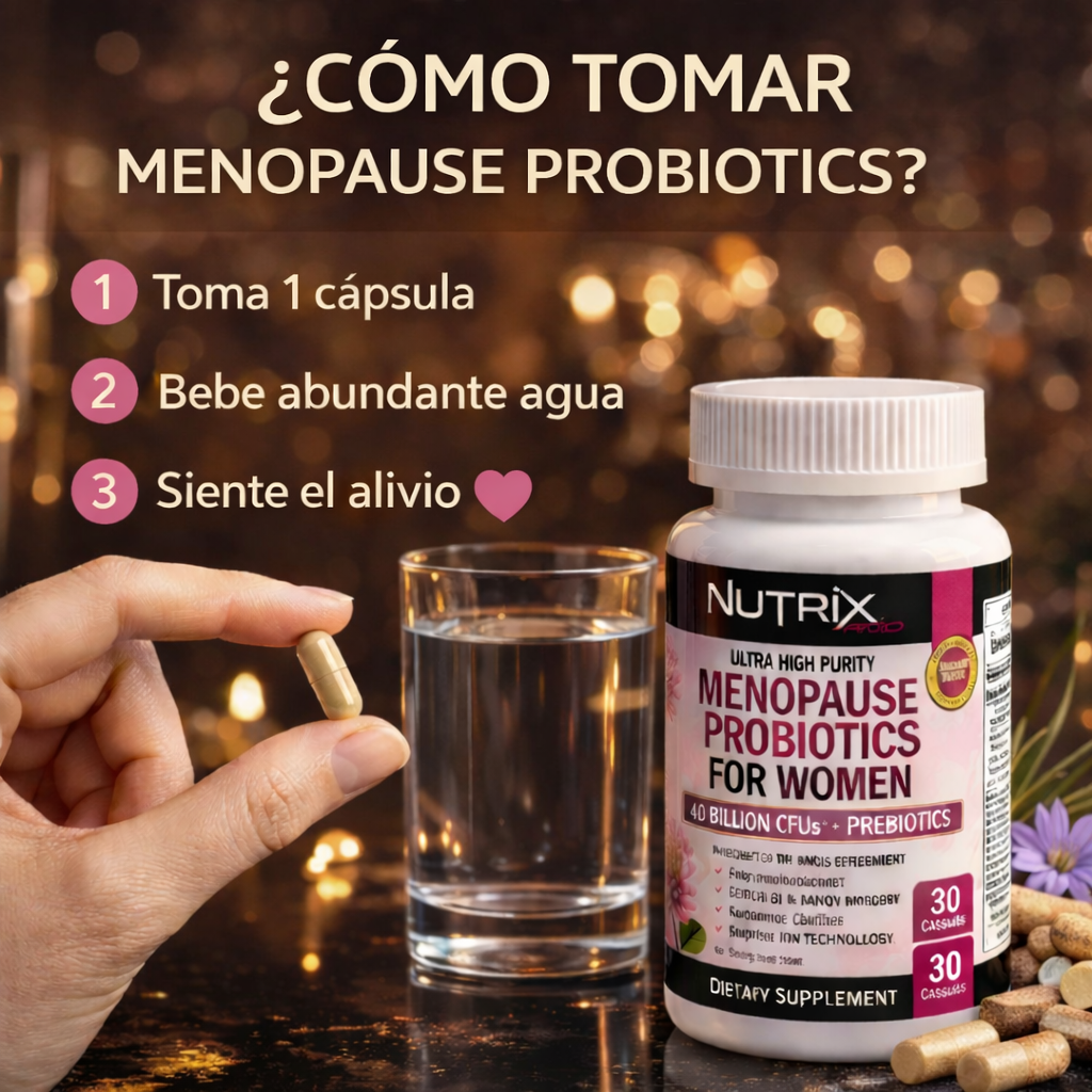 MENOPAUSE PROBIOTICS - DILE ADIÓS A LOS BOCHORNOS