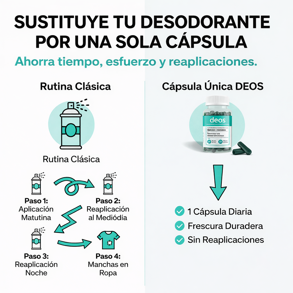 DEOS - Dile adiós al mal aliento y a los olores corporales
