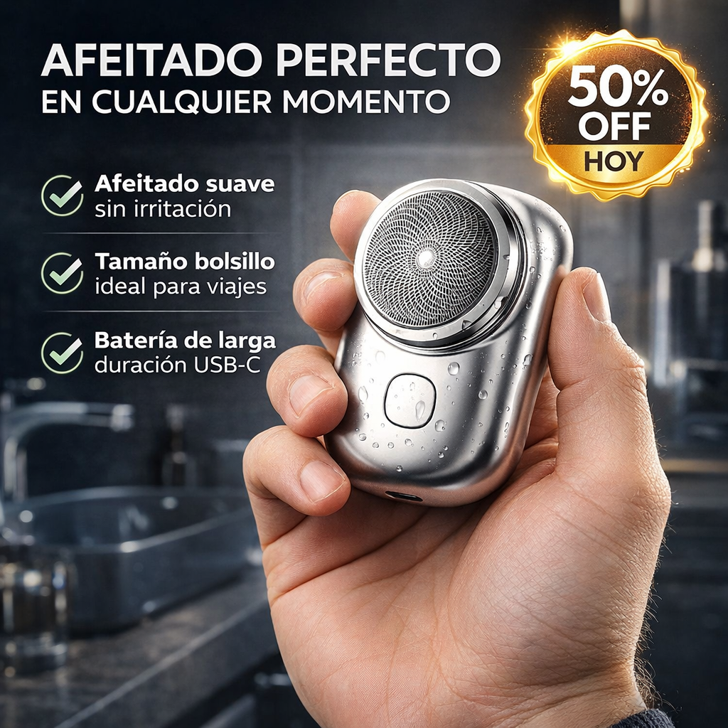 GoBlade™ - Mini Afeitadora Portátil Recargable