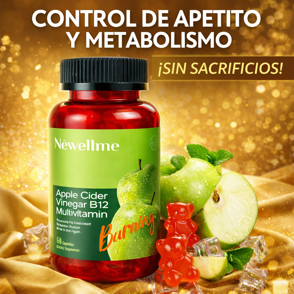 Gomitas vinagre de manzana - Activa tu metabolismo de forma deliciosa (60 gomitas)