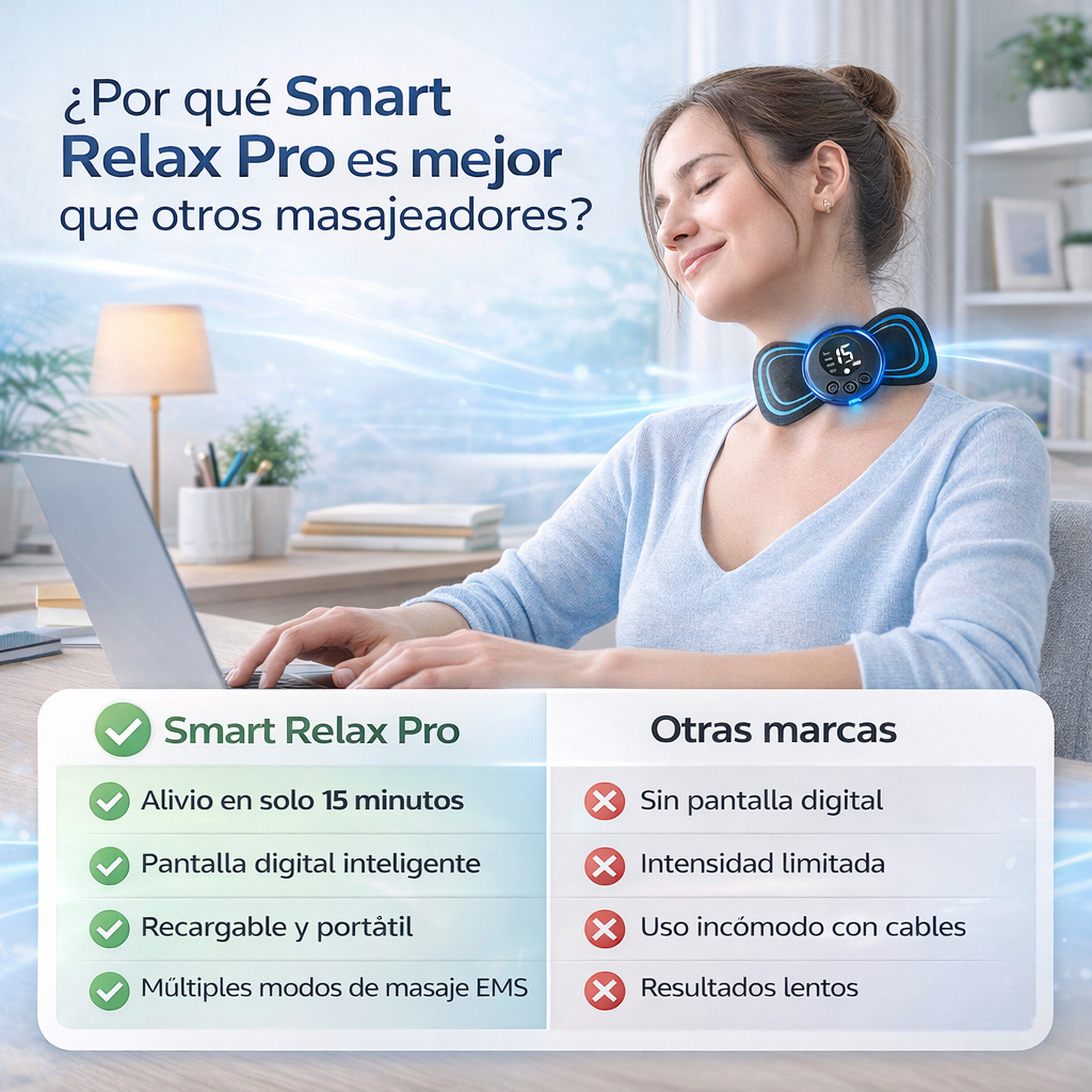 Smart Relax Pro - MINI MASAJEADOR DE PULSO