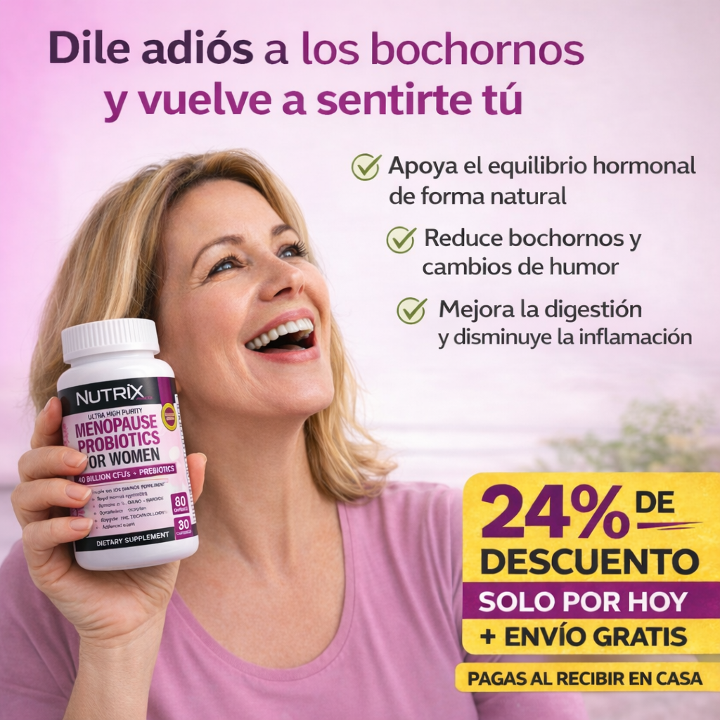 MENOPAUSE PROBIOTICS - DILE ADIÓS A LOS BOCHORNOS