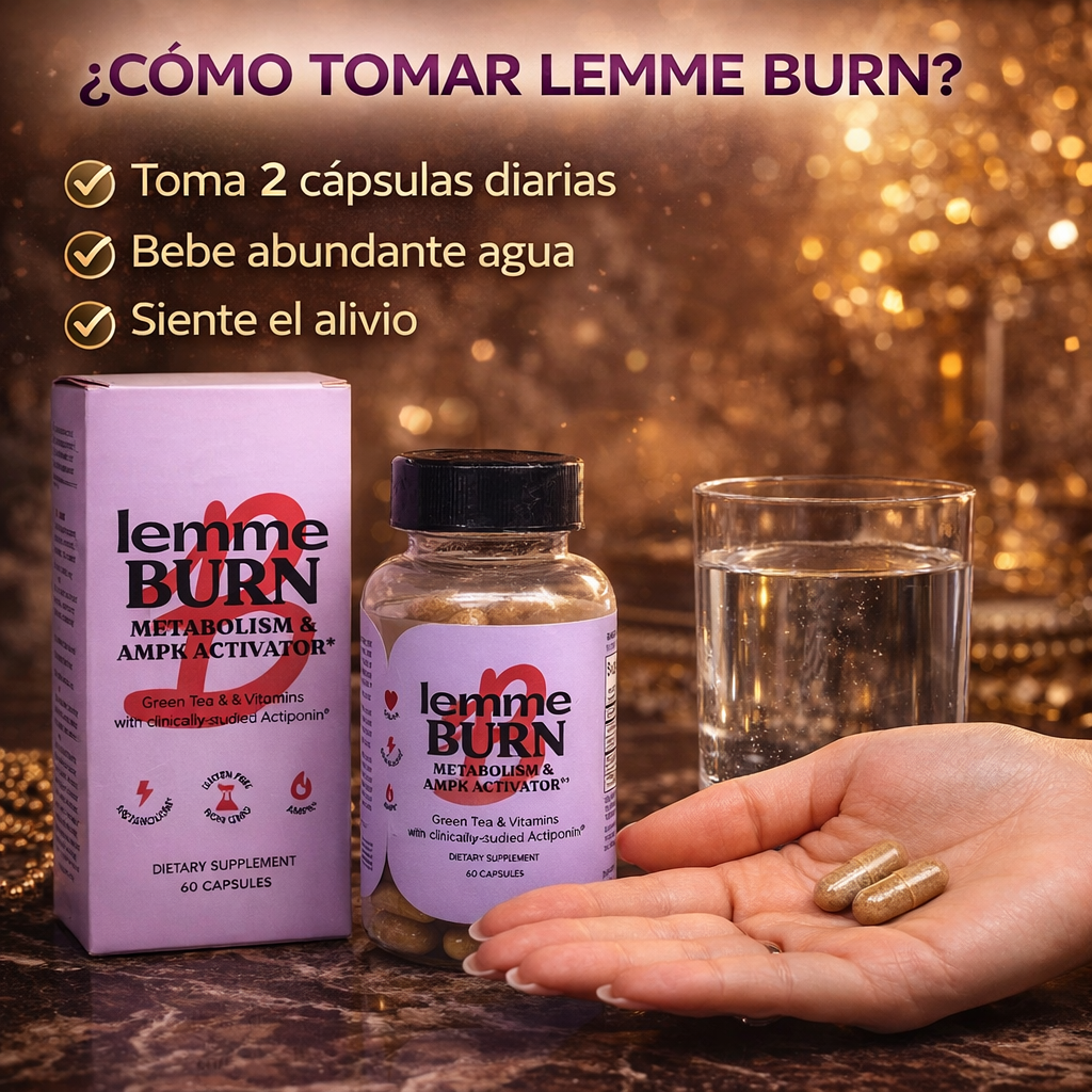Lemme Burn - Desinflama ahora tu abdomen y controla los antojos