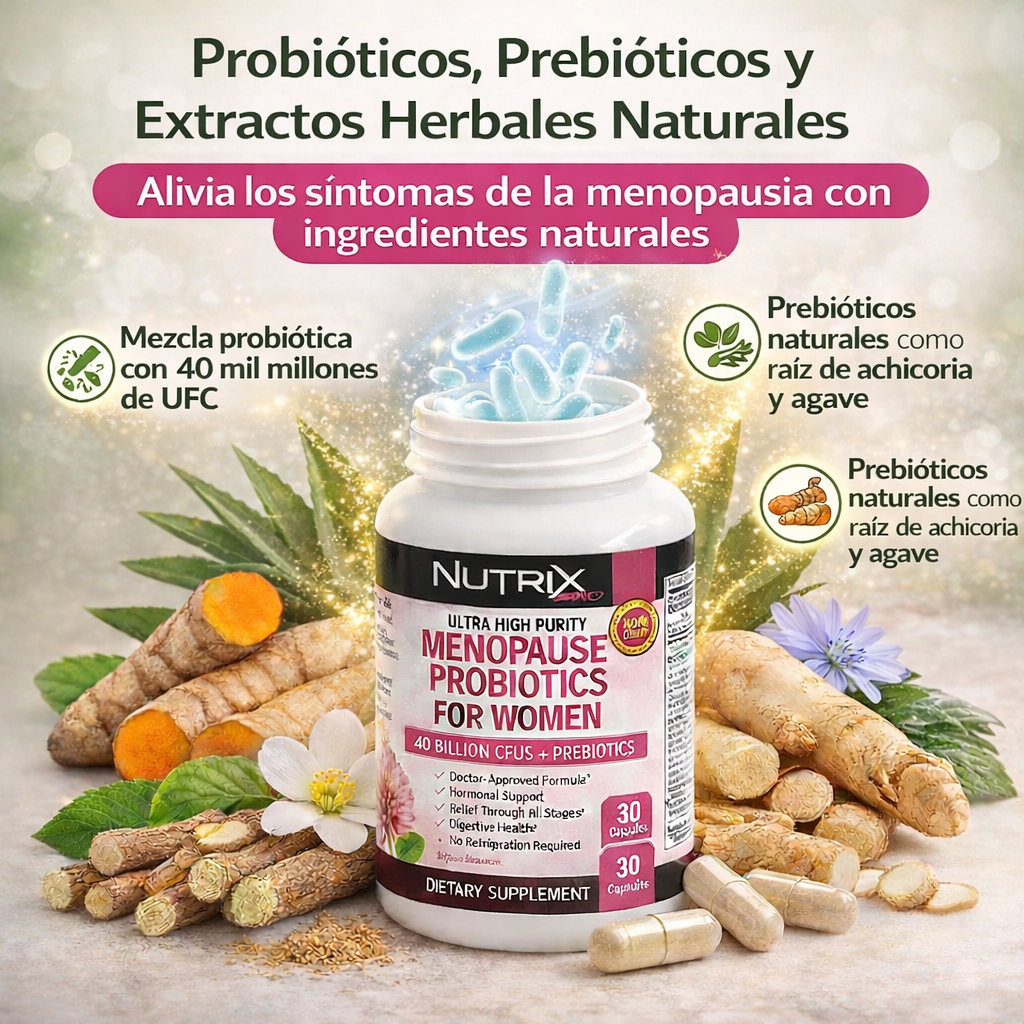 MENOPAUSE PROBIOTICS - DILE ADIÓS A LOS BOCHORNOS