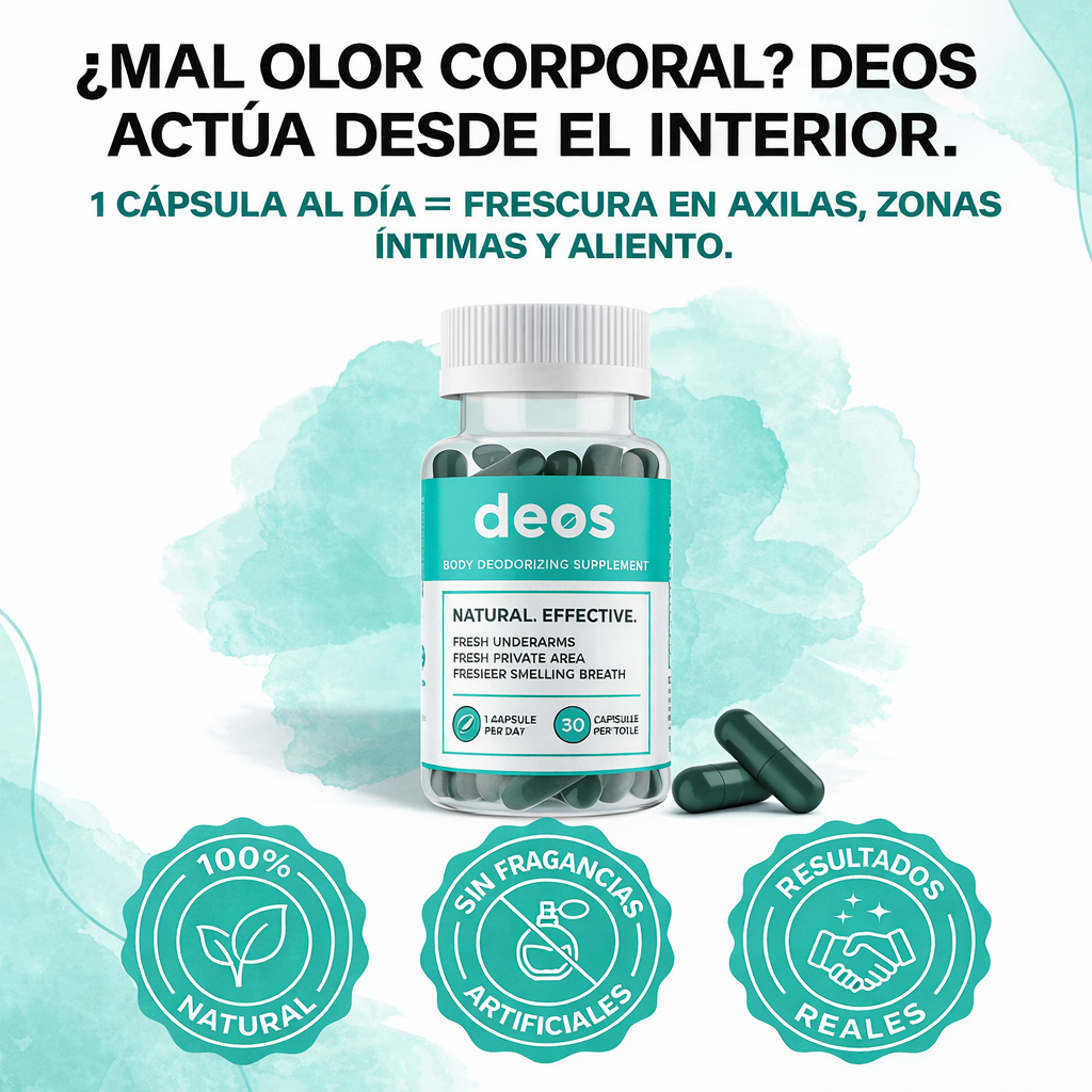 DEOS - Dile adiós al mal aliento y a los olores corporales